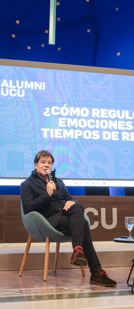 Facundo Manes en la UCU: “Una de las cosas que nos genera mayor bienestar es la conexión humana”